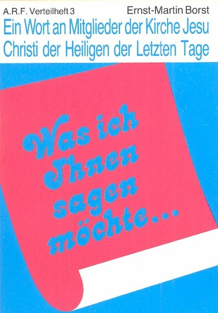 Ein Wort an Mitglieder der Kirche Jesu Christi der Heiligen der Letzten Tage